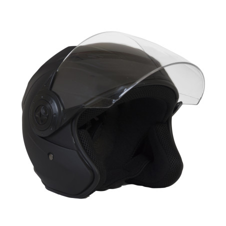 KASK MD-209 OTWARTY CZARNY M-MAT (CE)