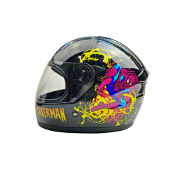 KASK MD-E506 INTEGRALNY DZIECIĘCY SPIDERMAN CZARNY CE