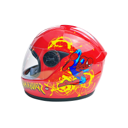KASK MD-E506 INTEGRALNY DZIECIĘCY SPIDERMAN CZERWONY CE