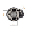 CYLINDER + GŁOWICA KPL. 2T 70CCM (47mm) - CIECZ- AM6 MINARELLI, YAMAHA, PEUGEOT, RIEJU, APRILIA - ANH
