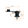 NAPINACZ ŁAŃCUCHA KPL. ATV 4T 70/110/125/150CC