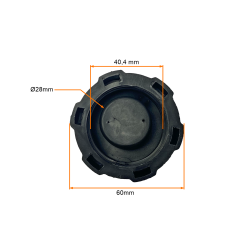 KOREK WLEWU ZBIORNIKA PALIWA ATV 110/150ccm  60/40,4mm