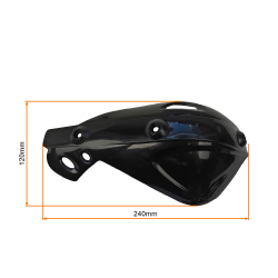 OSŁONA RĄK, DŁONI ATV BASHAN HANDBAR komplet lewa + prawa CZARNA