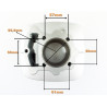 CYLINDER KPL. CB250CC ZS 165FMM 65,5mm, CROSS, 4T