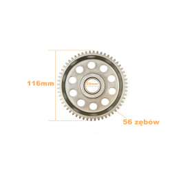 KOŁO ZĘBATE BENDIXU CB250CC ZS169 FMM 56 ZĘBÓW