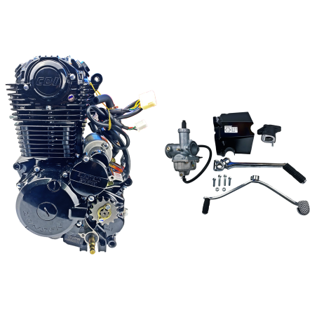 SILNIK CB 250CCM ZS169FMM MANUAL - 5 BIEGÓW - ZONGSHEN CZARNY