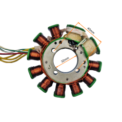 CEWKI ISKROWNIKA (STATOR) 11-ZWOJOWE CG 200/250CCM