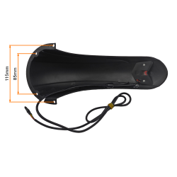 BŁOTNIK TYŁ KUGOO M4 / M4 PRO KOMPLETNY ŚWIATŁO LED POZYCYJNE + STOP