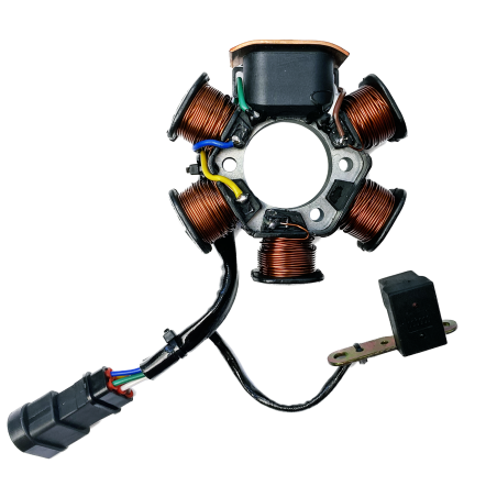 CEWKI ISKROWNIKA (STATOR) 6-ZWOJOWE PIAGGIO GILERA
