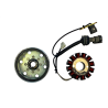 KOŁO MAGNESOWE + CEWKI ISKROWNIKA (STATOR) PIAGGIO FLY 125 GILERA RUNNER 200