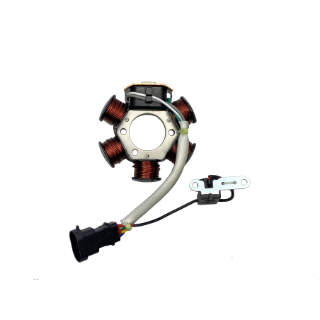 CEWKI ISKROWNIKA (STATOR) 6-ZWOJOWE (1 nieuzwojona) PIAGGIO ZIP 2T