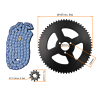 ZESTAW NAPĘDOWY POCKET BIKE /CROSS/ PIT BIKE (11z+64z (26mm) + T8F-120L)