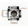 CYLINDER 4T 125CCM (54mm) (sw.14mm) KPL.- MANUAL - MOTOROWER , ATV