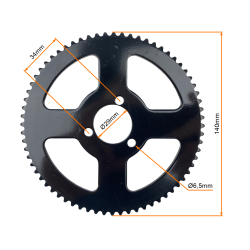 ZĘBATKA TYŁ POCKET (25H) 68 ZĘBY śr.wew. 29mm