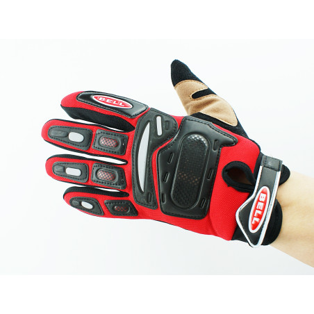 RĘKAWICE-SKUTER/MOTOCYKL-CZERW-CZARNE-BELL-  XL