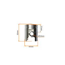 CYLINDER 2T 50CCM (41mm) (sw.12mm) KPL.- ciecz - SUZUKI KATANA, APRILIA SR - MORINI L/C  ANH