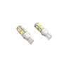ŻARÓWKA LED W5W T10 9 LED SMD BARWA BIAŁA XENON - 2szt. - BEZ ECE