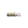 ŻARÓWKA LED W5W T10 9 LED SMD BARWA BIAŁA XENON - 2szt. - BEZ ECE
