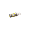 ŻARÓWKA LED W5W T10 9 LED SMD BARWA BIAŁA XENON - 2szt. - BEZ ECE