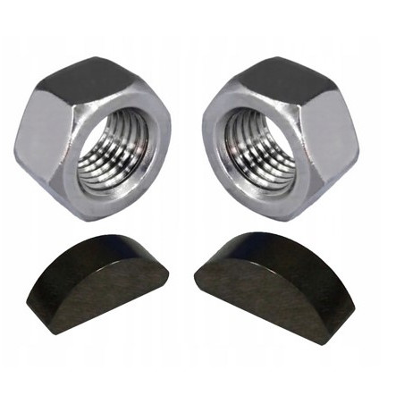 KLIN WAŁU KORBOWEGO x2 + NAKRĘTKA WAŁU x2 - WSK 125