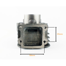 CYLINDER + GŁOWICA KPL. 2T 70CCM (47mm) YAMAHA BWS - SEE Tajwan