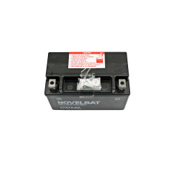 AKUMULATOR 12V YTX7A-BS NOVELBAT AGM FA (fabrycznie zalany) 7Ah 110A