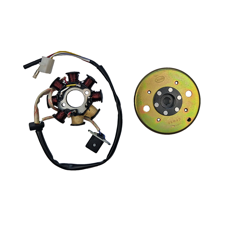 KOŁO MAGNESOWE + CEWKI ISKROWNIKA (STATOR) GY6 4T KOŁO MAGNESOWE + CEWKI ISKROWNIKA (STATOR) GY6 4T