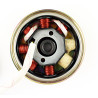 KOŁO MAGNESOWE + CEWKI ISKROWNIKA (STATOR) GY6 4T