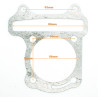USZCZELKA CYLINDRA GY6 4T 50CCM 139QMB