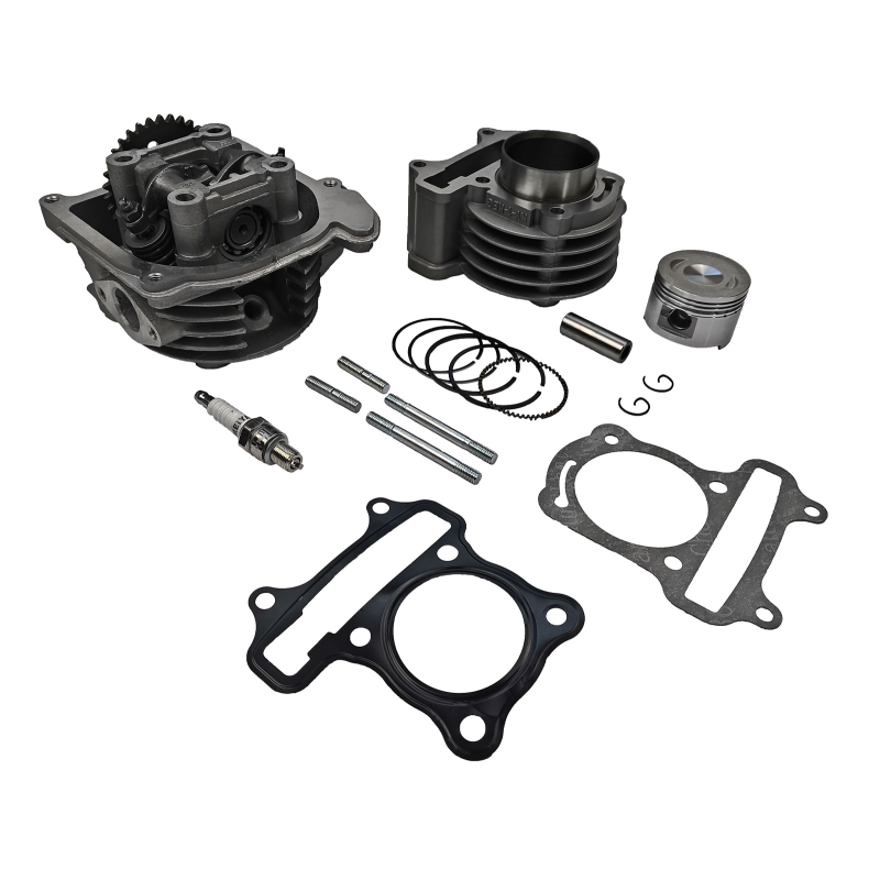 CYLINDER + GŁOWICA KPL. 4T GY6 80CCM (47mm) - BEZ ODPOWIETRZENIA- DUŻY ZESTAW Z WAŁKIEM CYLINDER + GŁOWICA KPL. 4T GY6 80CCM (47mm) - BEZ ODPOWIETRZENIA- DUŻY ZESTAW Z WAŁKIEM