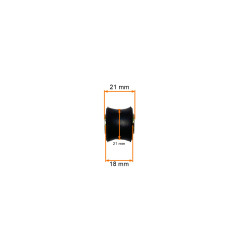 TULEJA TULEJKA METALOWO-GUMOWA AMORTYZATORA TYŁ fi 10mm, ATV, 2T, 4T CHOPPER