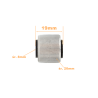 TULEJA METALOWO-GUMOWA ZIMMERBLOCK 20x8x19